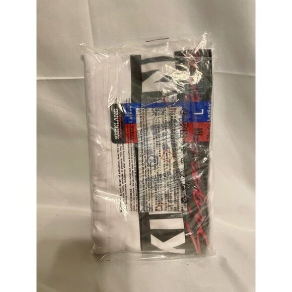 KIRKLAND Unisex Logo Tee Men's M Women's L NEW SEALED WHITE - Picture 2 of 2